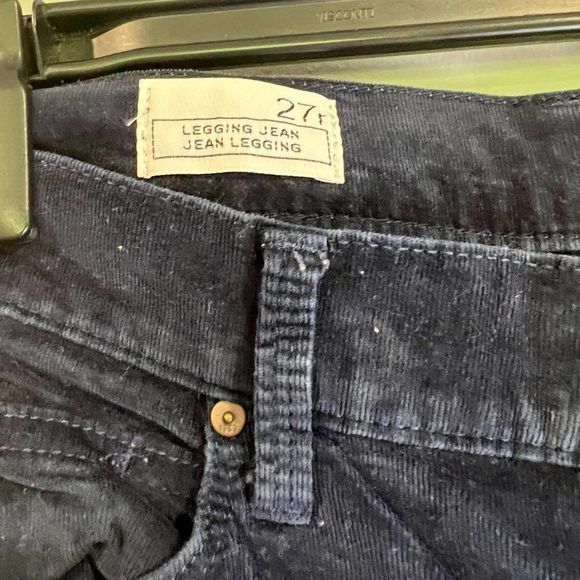 GAP Navy Blue Skinny Legging Jean Corduroy Pants (27) - Picture 4 of 8